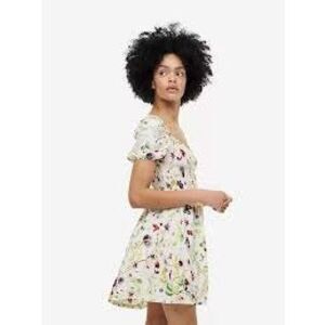 NWT H&M Puff-Skeeve Textured Jersey Dress SZ XXL